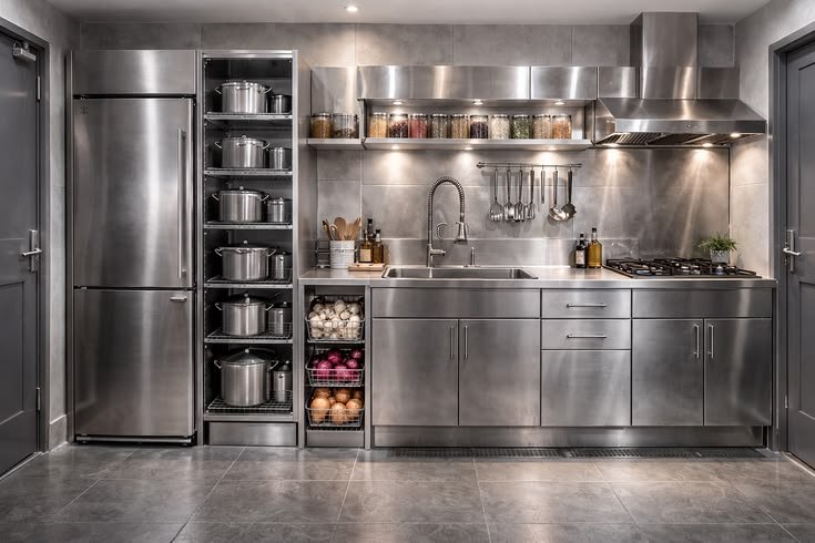 Ligne de cuisson professionnelle en acier inoxydable